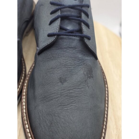 Bostonian Commonwealth Dezmin Plain Oxford Shoes - Men's 9 Navy Gently Used - Picture 6 of 9